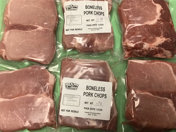 Boneless Pork Loin (Chops) (Priced Per lb)