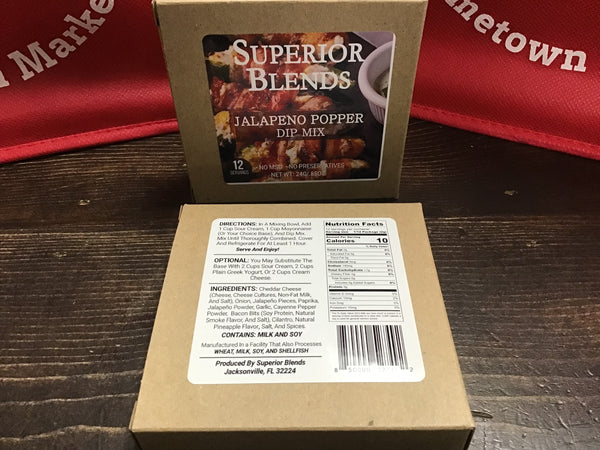 Superior Blends - Jalapeno Popper Dip Mix